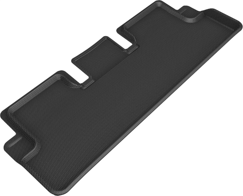 Tesla Model 3 Floor Mats - Rear - 3D MAXpider - Kagu - Black - `20-`21 Tesla Model 3 Floor Mats - Rear - 3D MAXpider - Kagu - Black - `20-`21
